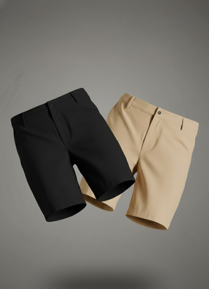 Kit 2 Bermudas Chino Comfort